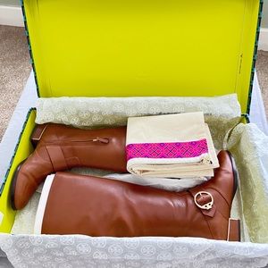 Tory Burch Sofia Riding Boots - Sz 9